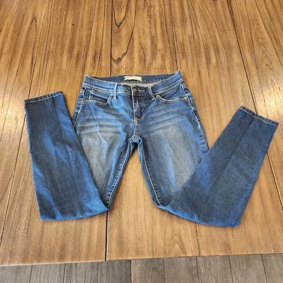 free people ankle skinny straight crop low rise y2k jeans size 25 - Picture 9 of 13